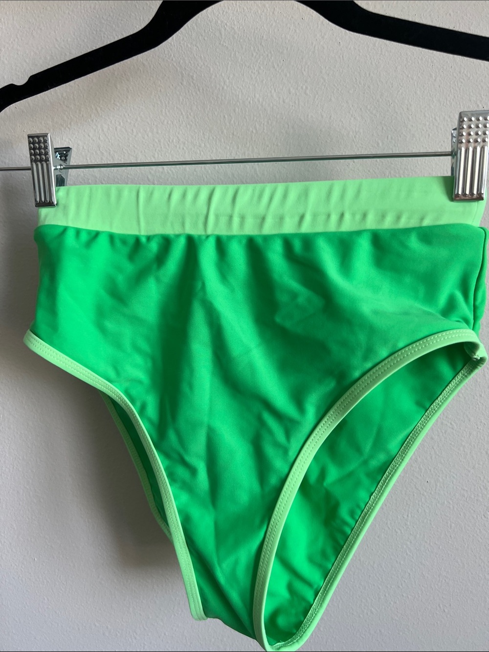 93 play street High Waist Green Bikini Bottom
